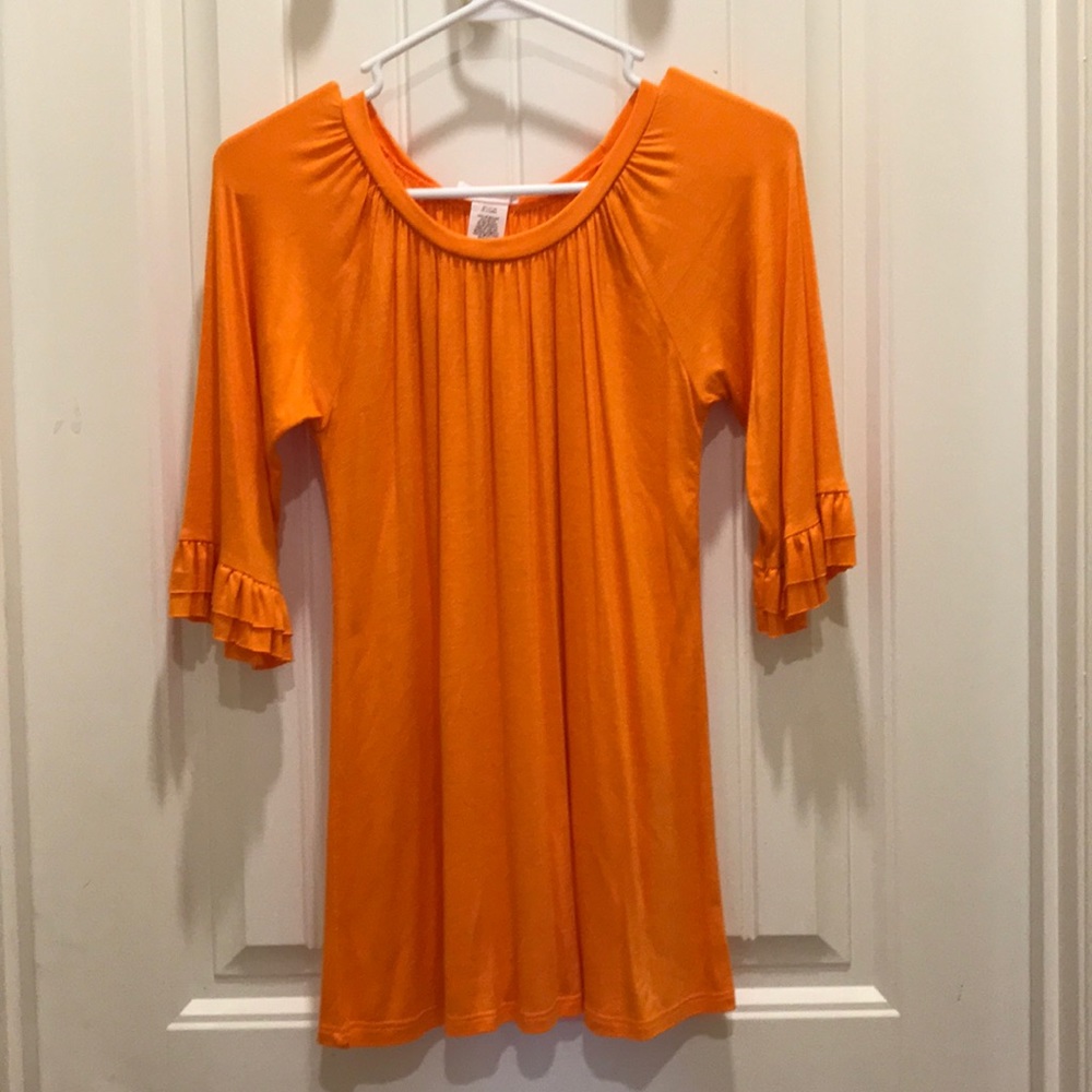 Children’s Her She orange top